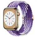 Bracelet nylon solo boucle pour Apple Watch 38 à 49 mm – Couleur du bracelet 12 Z-Purple
