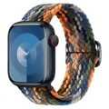 Bracelet nylon solo boucle pour Apple Watch 38 à 49 mm – Couleur du bracelet 16 colorful