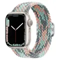 Bracelet nylon solo boucle pour Apple Watch 38 à 49 mm – Couleur du bracelet 17 pink coral