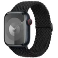 Bracelet nylon solo boucle pour Apple Watch 38 à 49 mm – Couleur du bracelet 26 Black