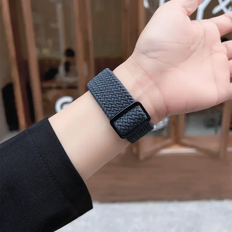 Bracelet nylon solo boucle pour Apple Watch 38 à 49 mm