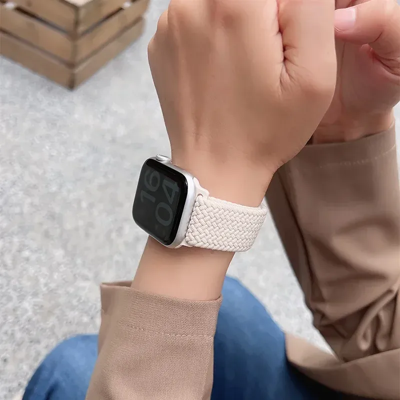 Bracelet nylon solo boucle pour Apple Watch 38 à 49 mm