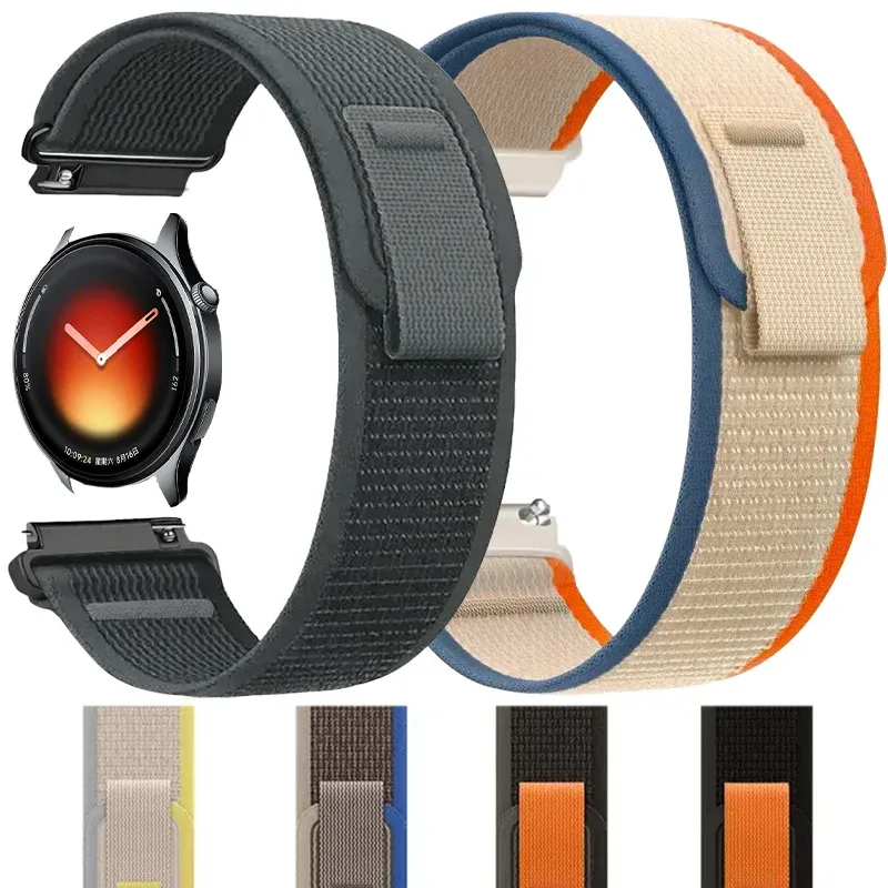 Bracelet nylon souple 20 à 22 mm pour Xiaomi et Oppo