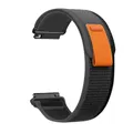Bracelet nylon souple 20 à 22 mm pour Xiaomi et Oppo – Couleur du bracelet Black Grey