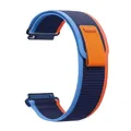 Bracelet nylon souple 20 à 22 mm pour Xiaomi et Oppo – Couleur du bracelet Navy Blue