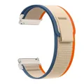 Bracelet nylon souple 20 à 22 mm pour Xiaomi et Oppo – Couleur du bracelet Orange Beige