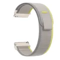 Bracelet nylon souple 20 à 22 mm pour Xiaomi et Oppo – Couleur du bracelet Yellow Beige