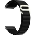 Bracelet nylon sport pour Galaxy Watch et Amazfit – Couleur du bracelet Alpine- Black