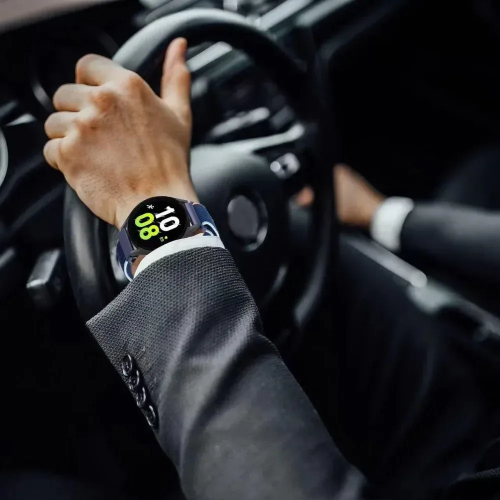 Bracelet nylon sport pour Galaxy Watch et Amazfit