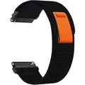 Bracelet nylon sport pour Galaxy Watch et Amazfit – Couleur du bracelet Trail- Black