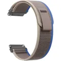 Bracelet nylon sport pour Galaxy Watch et Amazfit – Couleur du bracelet Trail- Blue Gray