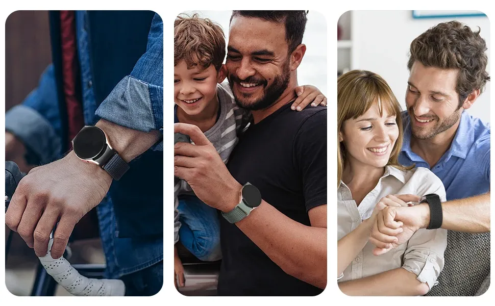 Bracelet nylon sport pour Samsung Galaxy Watch 7