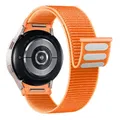 Bracelet nylon sport pour Samsung Galaxy Watch 7 – Couleur du bracelet Papaya
