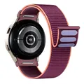 Bracelet nylon sport pour Samsung Galaxy Watch 7 – Couleur du bracelet Plum