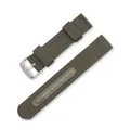 Bracelet nylon tissé 18 à 24 mm toile souple – Couleur ArmyGreen