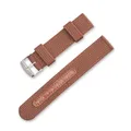 Bracelet nylon tissé 18 à 24 mm toile souple – Couleur Brown