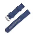 Bracelet nylon tissé 18 à 24 mm toile souple – Couleur DBlue