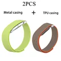 Bracelet nylon tissé pour Google Fitbit Air léger – Couleur du bracelet 2PC-YR