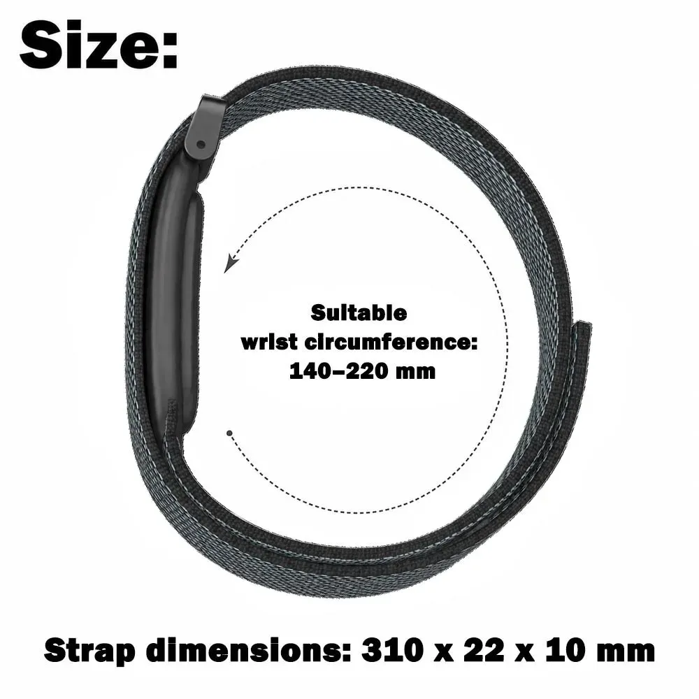 Bracelet nylon tissé pour Google Fitbit Air léger