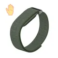 Bracelet nylon tissé pour Google Fitbit Air léger – Couleur du bracelet Olive