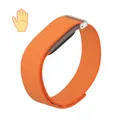 Bracelet nylon tissé pour Google Fitbit Air léger – Couleur du bracelet Orange