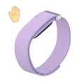 Bracelet nylon tissé pour Google Fitbit Air léger – Couleur du bracelet Purple