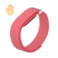 Bracelet nylon tissé pour Google Fitbit Air léger – Couleur du bracelet Red