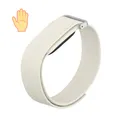 Bracelet nylon tissé pour Google Fitbit Air léger – Couleur du bracelet Starlight