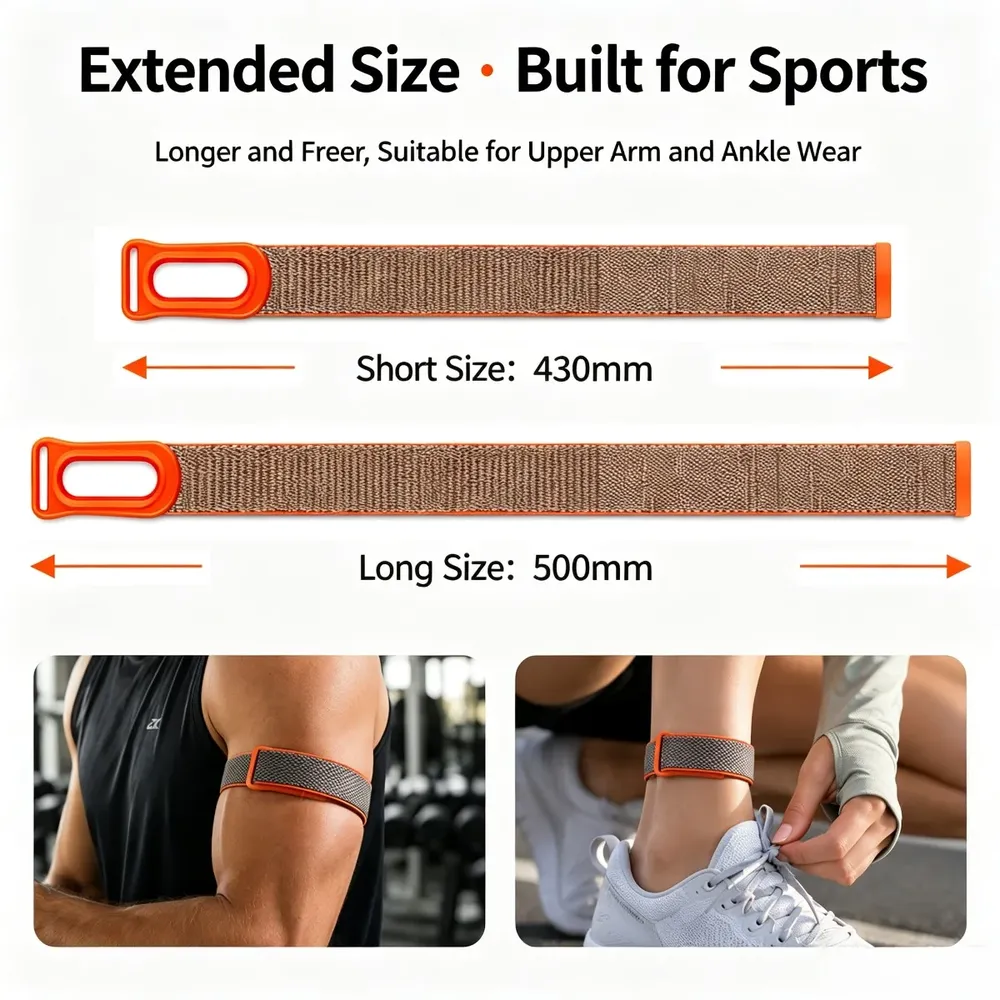 Bracelet nylon tissé pour Google Fitbit Air réglable