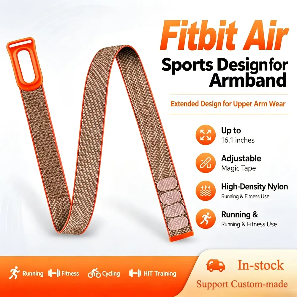 Bracelet nylon tissé pour Google Fitbit Air réglable