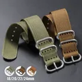 Bracelet nylon tissé pour montre 18 à 24 mm – 1