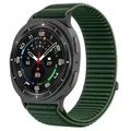 Bracelet nylon tissu Samsung Galaxy Watch 8 40 à 46 mm – Couleur du bracelet Army green