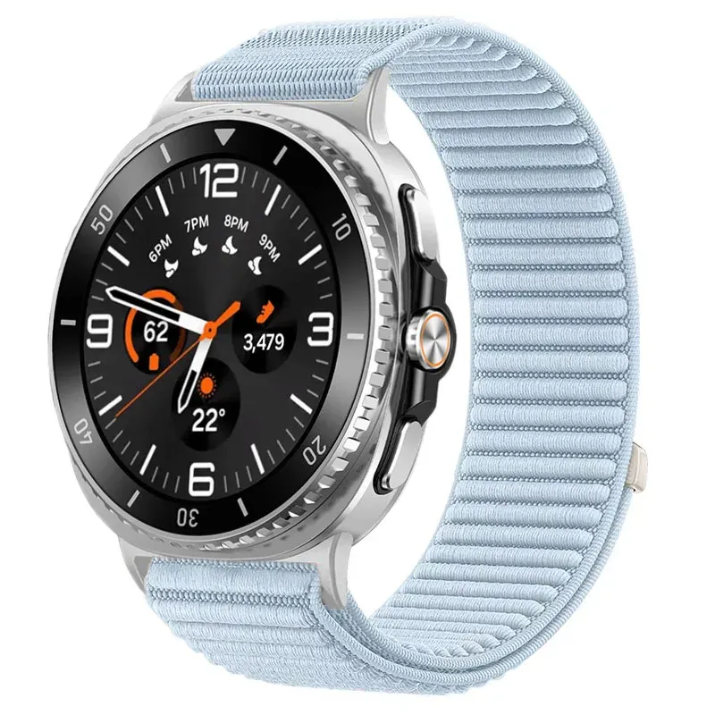 Bracelet nylon tissu Samsung Galaxy Watch 8 40 à 46 mm