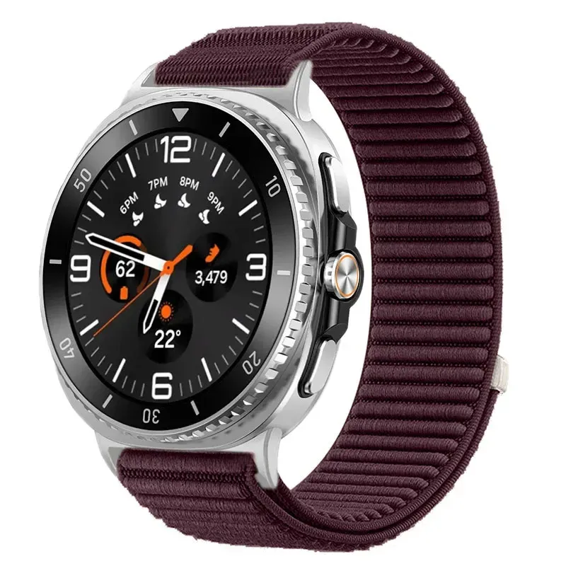 Bracelet nylon tissu Samsung Galaxy Watch 8 40 à 46 mm