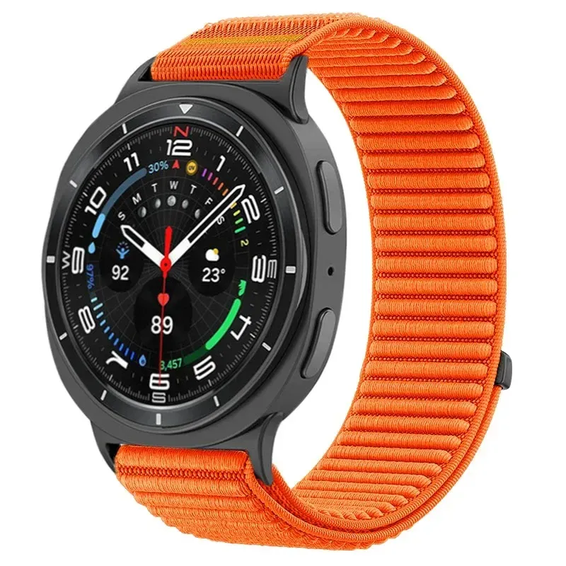 Bracelet nylon tissu Samsung Galaxy Watch 8 40 à 46 mm