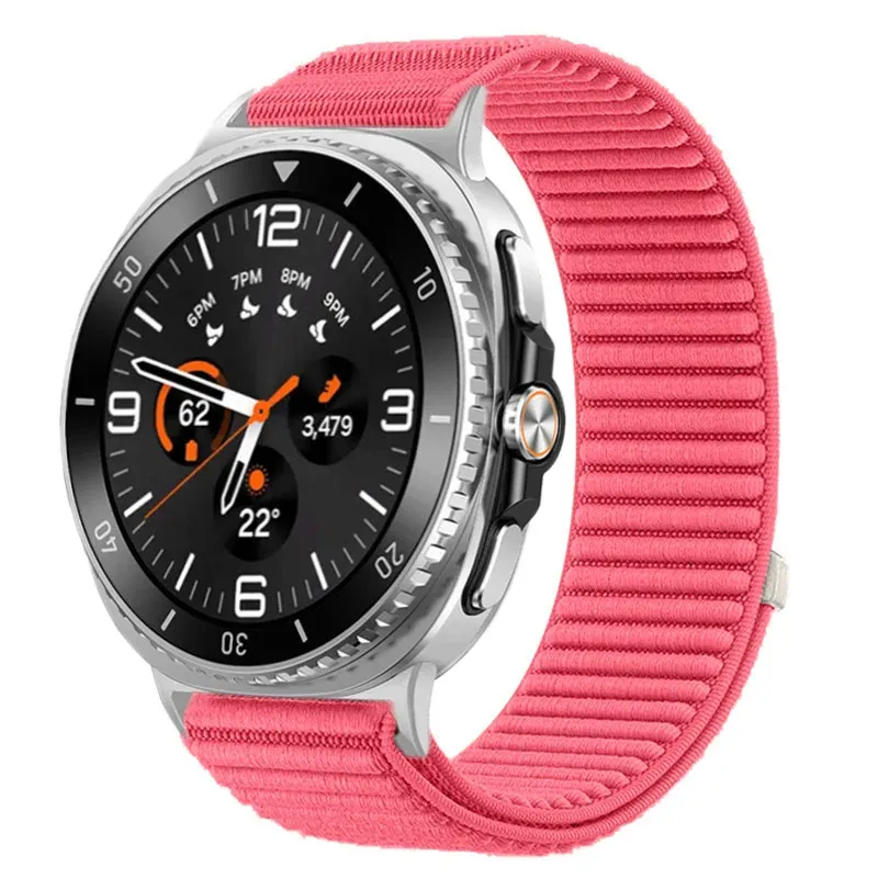 Bracelet nylon tissu Samsung Galaxy Watch 8 40 à 46 mm