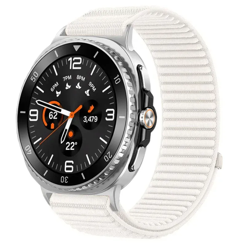 Bracelet nylon tissu Samsung Galaxy Watch 8 40 à 46 mm
