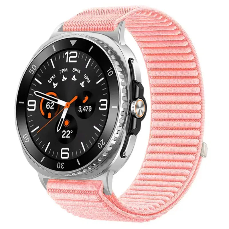 Bracelet nylon tissu Samsung Galaxy Watch 8 40 à 46 mm
