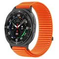 Bracelet nylon tissu Samsung Galaxy Watch 8 40 à 46 mm – Couleur du bracelet Orange