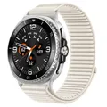 Bracelet nylon tissu Samsung Galaxy Watch 8 40 à 46 mm – Couleur du bracelet Starlight