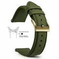 Bracelet nylon toile voile 18 à 22 mm – Couleur du bracelet Army Green 3