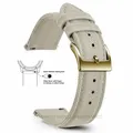 Bracelet nylon toile voile 18 à 22 mm – Couleur du bracelet Beige 3