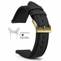 Bracelet nylon toile voile 18 à 22 mm – Couleur du bracelet Black 3