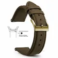Bracelet nylon toile voile 18 à 22 mm – Couleur du bracelet Dark Brown 3