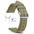 Bracelet nylon toile voile 18 à 22 mm – Couleur du bracelet Khaki 1
