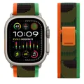 Bracelet nylon Trail Loop 38 à 49 mm pour Apple Watch – Couleur du bracelet black unity