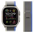 Bracelet nylon Trail Loop 38 à 49 mm pour Apple Watch – Couleur du bracelet Blue-Gray