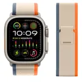 Bracelet nylon Trail Loop 38 à 49 mm pour Apple Watch – Couleur du bracelet blue orange