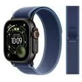 Bracelet nylon Trail Loop 38 à 49 mm pour Apple Watch – Couleur du bracelet Bright blue-black