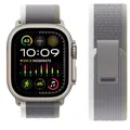 Bracelet nylon Trail Loop 38 à 49 mm pour Apple Watch – Couleur du bracelet gray white